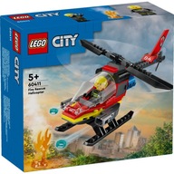 LEGO CITY ORIGINÁLNA SADA BLOKOV POŽIARNY ZÁCHRANNÝ Vrtuľník 60411