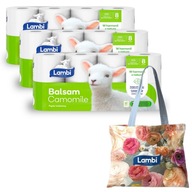 Lambi BALSAM Camomille / Camomille Letný toaletný papier 3W 8 roliek