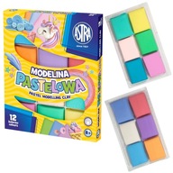 ŠKOLSKÉ MODELOVANIE PASTEL 12 FARIEB ASTRA