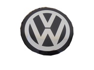 VW HLINÍKOVÁ NÁLEPKA VEĽKOSŤ 120mm