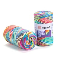 Yarnart Twisted Macrame 3mm VR ombre struna 919