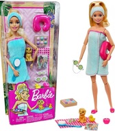 MATTEL BARBIE BÁBIE SPA SET PSÍK GKH73 DOMÁCA RELAXAČNÁ ZÓNA