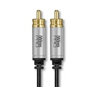 Kábel Techlink iWires PRO RCA - RCA analógový audio kábel 5 metrov Čierny