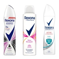 REXONA antiperspirant aerosólový set pre ženy v spreji 3x 150 ml