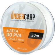 Rozpustná sieťka Undercarp Pva Stock 35mm 20m Na guličky na pelety