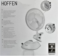 Stolný ventilátor s klipom 15W BIELY