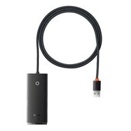 HUB adaptér USB-A na 4xUSB-A 3.0 5Gb/s Lite Series čierny