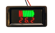 Indikátor nabitia - vodotesný voltmeter 24V