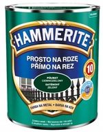 Hammerite rovný na hrdze POLOMATNÝ TMAVO ZELENÝ 0,7L