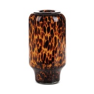 Lana dekoratívna sklenená váza (FI) 16x31cm Čierna