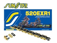 SUNSTAR CHAIN ​​​​520EXR1-114G ENDURO DO 450 CCM (DG RING) OTVORENÉ + ZAPNÚŤ