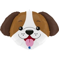 Fóliová balónová hlava psa 84 cm