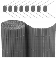 BALKÓN, TERASA, KRYTOVÁ ROHOŽ 1x4m PVC Tmavosivá