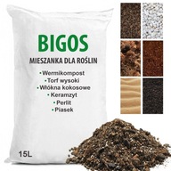 BIGOS Univerzálna zemina na kvety 15L