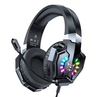 HERNÉ SLÚCHADLÁ ONIKUMA NA EAR X32 RGB OSVETLENIE S MIKROFÓNOM