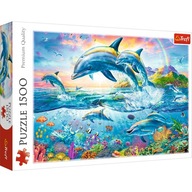 Trefl puzzle Dolphin family 1500 ks.