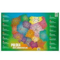 STOLNÁ DOSKA MAPA POĽSKA 550X365 MM