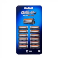 12 x Gillette Proglide náhradné čepele nožov Original