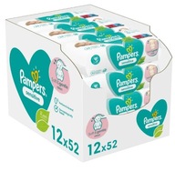 Pampers sensitive obrúsky 12 x 52 ks