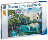 2D puzzle Morské živočíchy a vtáky 500 ks 16943