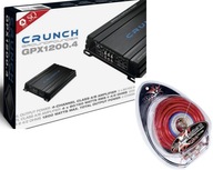 Autozosilňovač Crunch GPX1200.4 + káble