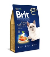 BRIT Cat Premium by Nature Dospelý losos 8 kg