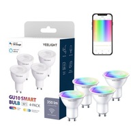 Inteligentná žiarovka Yeelight W1 GU10 (farebná) 4ks