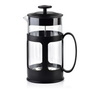 French press, kávovar so skleneným piestom