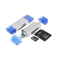 ČÍTAČKA SD KARIET MICRO SD USB USB-C MICRO USB 3v1