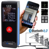 Laserový diaľkomer POZIOMICA dotykový BLUETOOTH CEM