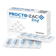 Procto-Zac Relief čapíky, 10 ks.