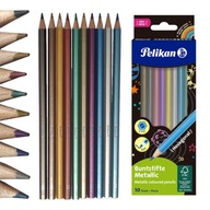 PELIKAN mäkké metalické ceruzky 10col