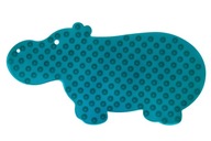 Protišmyková podložka Hippo blue 38,5x74cm Bisk