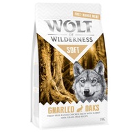 Wolf of wilderness mäkké krmivo pre psov králičie kura 1 kg polovlhké