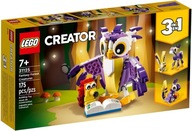 LEGO CREATOR 31125 Zvieratká 3v1 Sova Ježek Králik