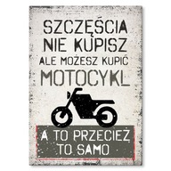 Darček pre motorkára, plagát, plechový nápis