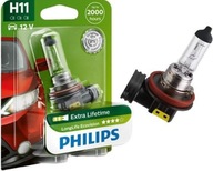 PHILIPS ECOVISION H11 LONGLIFE 12V 55W BLISTER