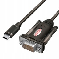 ADAPTÉROVÝ KÁBEL UNITEK Y-1105K USB-C na COM RS232