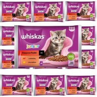 Whiskas Junior mix príchutí v omáčke 52x85g