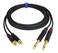 SOMMER PÁV 2xRCA 2xJACK 6,3 mm NEUTRIK 1,5m