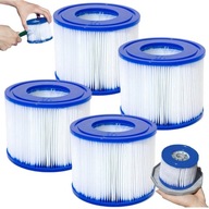 4x Filter pre bazénové čerpadlo JACUZZI LAY Z SPA Bestway 60311 typ VI Lay-Z-SPA