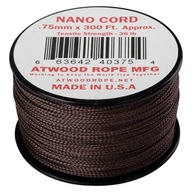 PARACORD NANO ŠNÚRA 91M 300 FT ATWOOD HNEDÁ