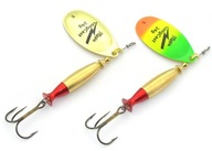 2 x MEPPS AGLIA LONG CAST Nr.5 GOLD F.TIGER