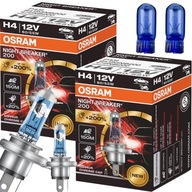 H4 OSRAM NOČNÉ ŽIAROVKY + 200% SVETLO +W5W