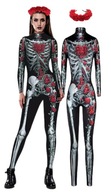 ŠATY OUTFIT SKELETON BONEBODY COCO ROSES CATRINA HALLOWEEN 164 / 170