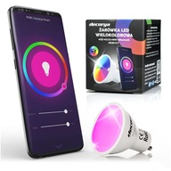 SMART GU10 RGB WI-FI ŽIAROVKA OVLÁDANÁ TELEFÓNOM, VIACFAREBNÁ SMART