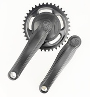 CRANK kľuky BOLD 38T BLACK STEEL