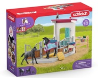 SCHLEICH HORSE CLUB BOX PRE KONE, KOBYLA + žriebätá