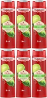 Old Spice Citron Sprchový gél šampón 6 X 400 ml