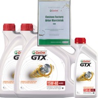 Castrol GTX 10W40 A3/B3 MB 229.1 VW 505.00/505.01 FIAT 9.55535 D2 9L